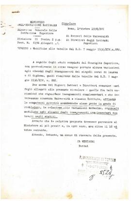 Riforma dell'ordinamento didattico e legislazione razziale