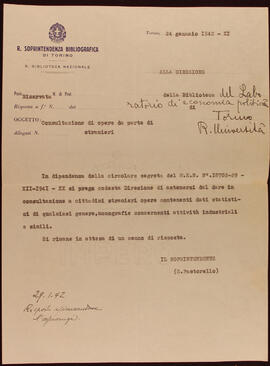 Corrispondenza 1942